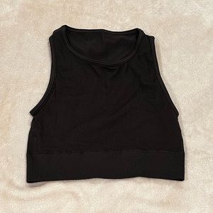 Skims Grey Ribbed Tank